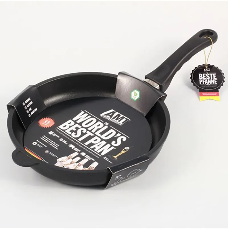 Tigaie AMT Gastroguss AMTI-524-E, 1,3L, 24cm, Negru