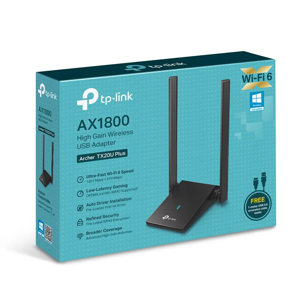 Adapter USB  TP-LINK Archer TX20U Plus, 