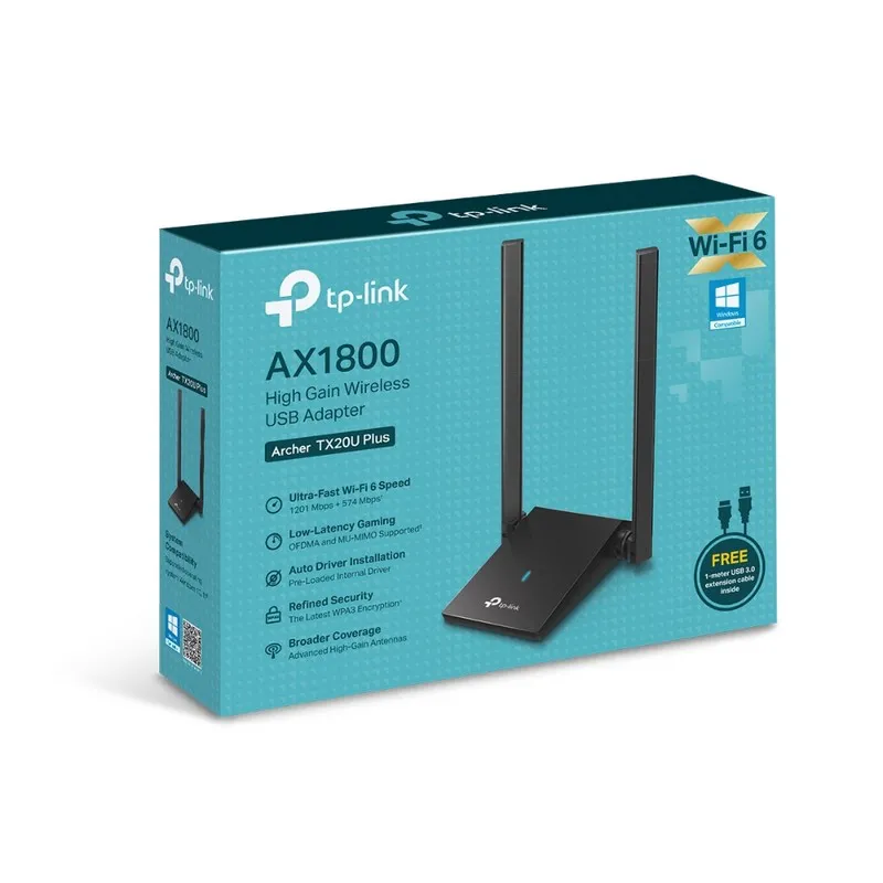 Adapter USB  TP-LINK Archer TX20U Plus, 