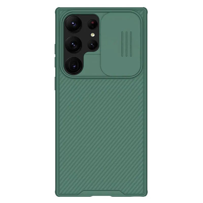 Husă Nillkin Galaxy S23 Ultra Camshield Pro, Verde închis