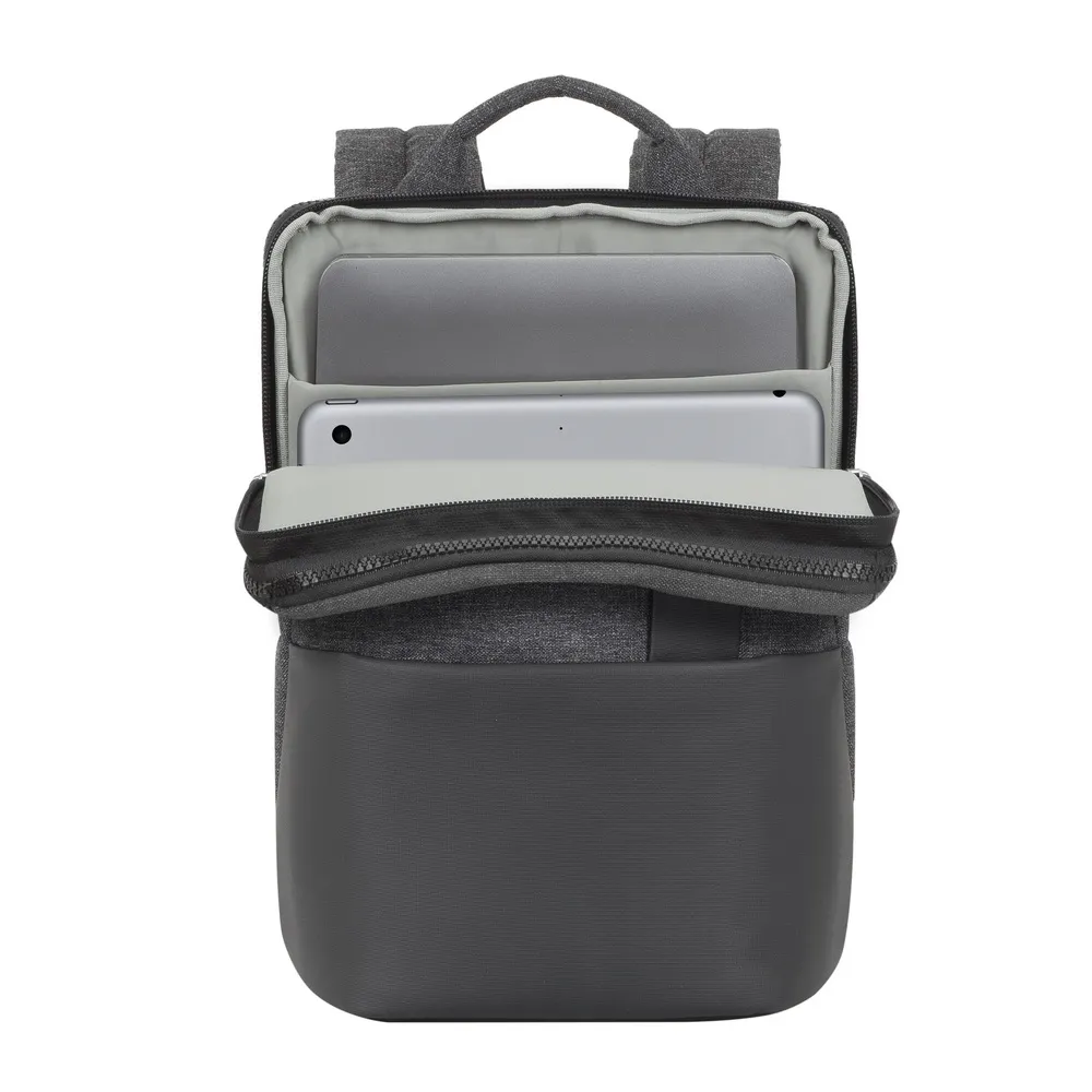 Rucsac pentru Laptop RivaCase Lantau, 13.3", Poliester, Negru