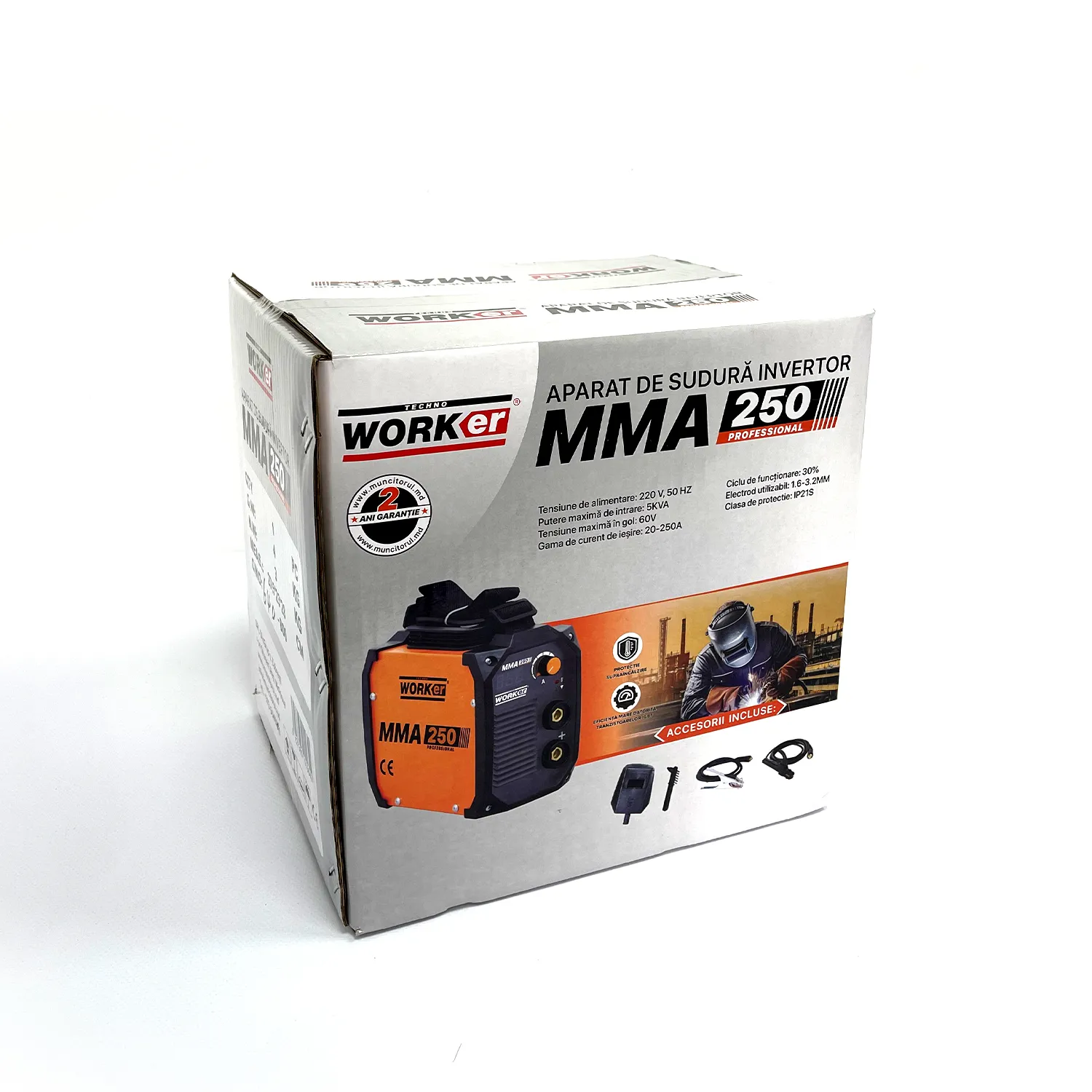Aparat de sudura TechnoWorker Invertor MMA 250