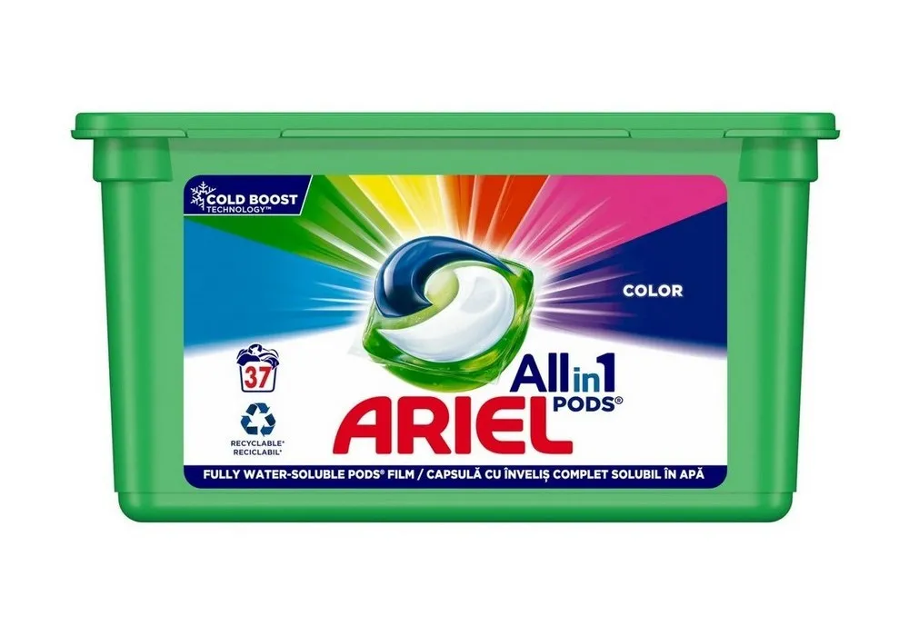 Capsule All in One Ariel Touch of Lenor, 37 buc