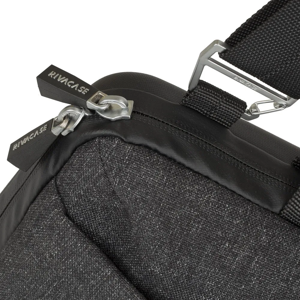 Geantă pentru Laptop RivaCase Lantau, 13.3", Poliester, Negru