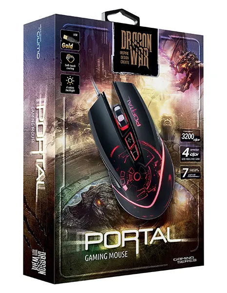 Gaming Mouse QUMO Portal, Negru