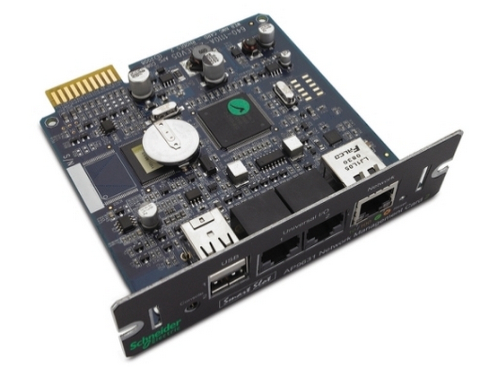Card de gestionare a rețelei APC AP9631, Turn