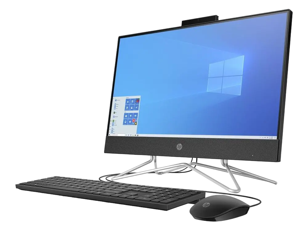Computer All-in-One HP 22-df1069ur, 21,5", Intel Core i3-1115G4, 8GB/256GB, Windows 11 Home, Negru