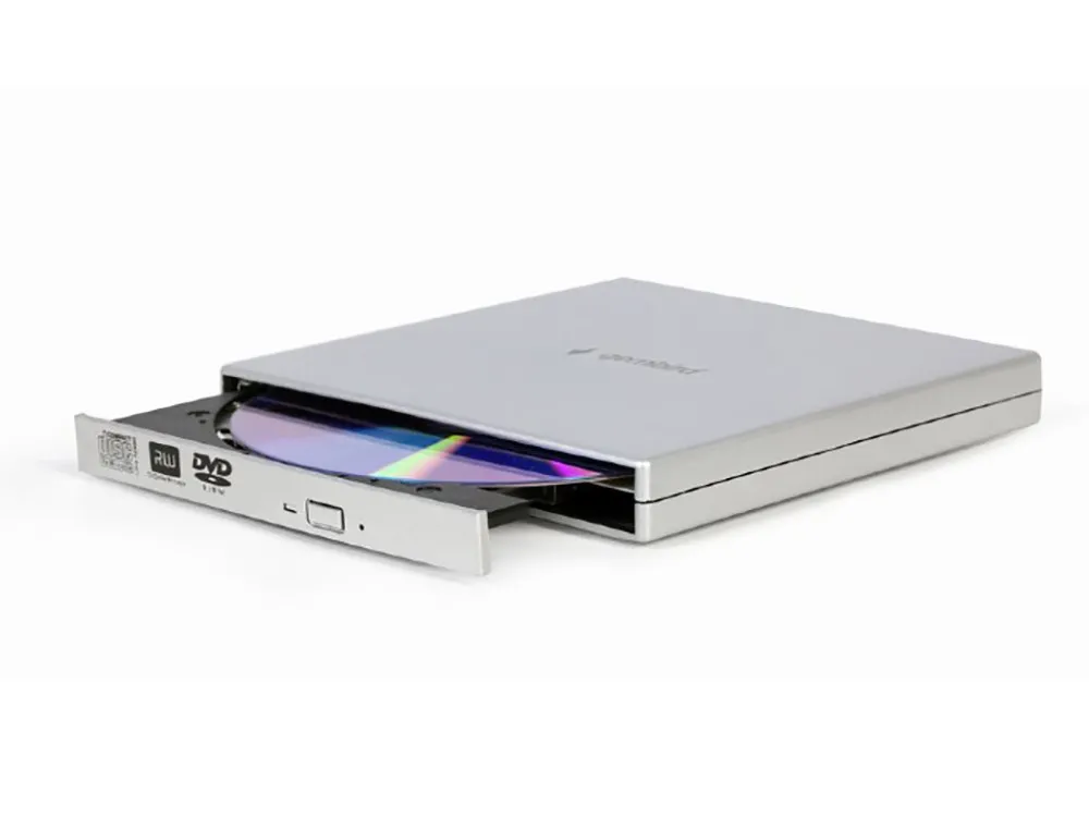 Unitate DVD-RW Gembird DVD-USB-02-SV, USB 2.0, Argintiu
