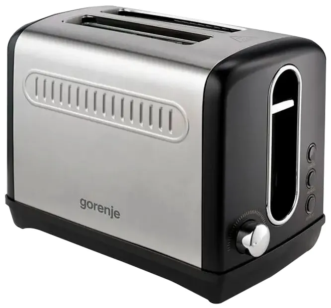 Toaster Gorenje T1100CLBK, Oțel inoxidabil