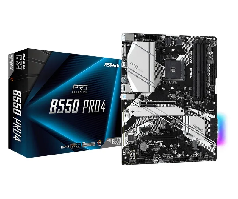 Placă de bază ASRock B550 PRO4, AM4, AMD B550, ATX