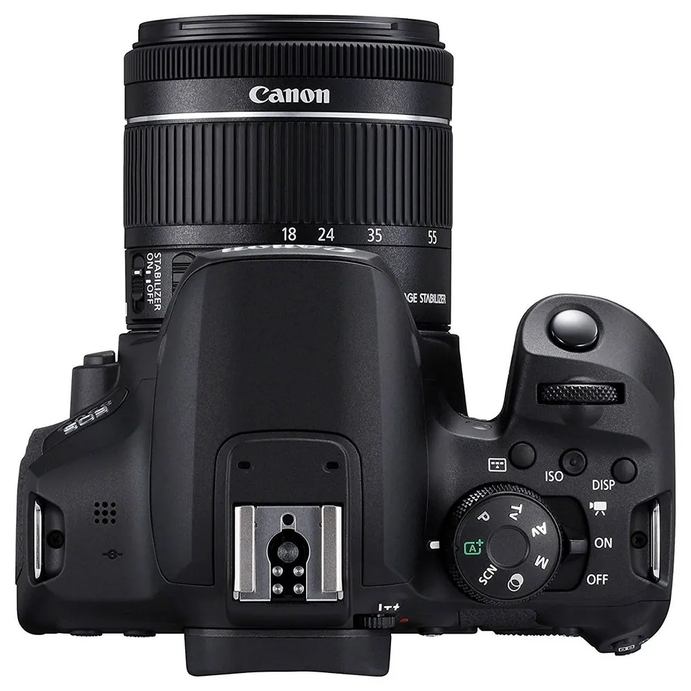 Aparat foto DSLR Canon EOS 850D + EF-S 18-55 IS, Negru