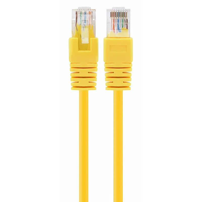Patch cord Cablexpert PP12-2M/Y, CAT5e UTP, 2m, Galben
