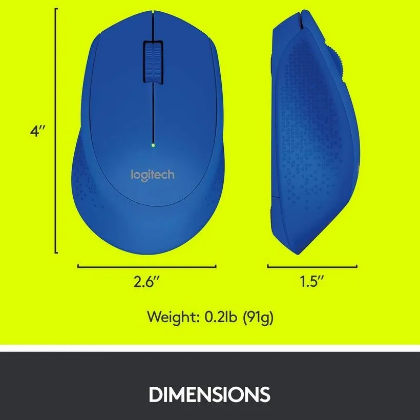 Mouse Wireless Logitech M280, Albastru