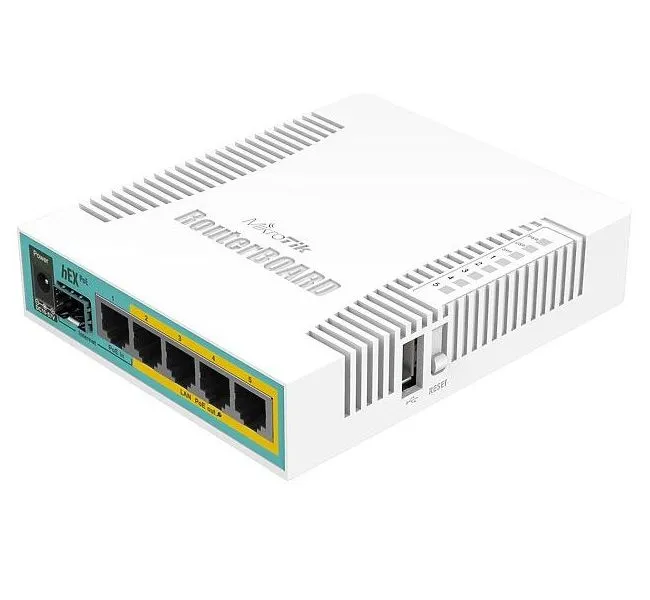 Router MikroTik hEX PoE, Alb
