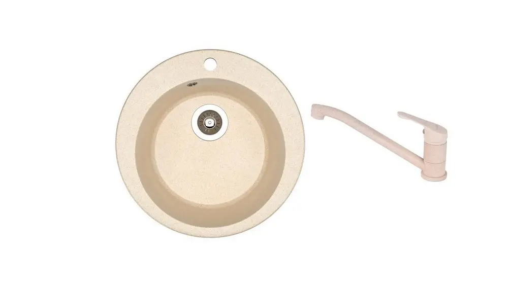 SET chiuveta Dr Gans GALA + SanDonna F 1066 bej 