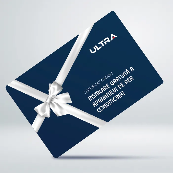 Certificat de instalare gratuită a aparatului de aer condiționat <17 kBTU