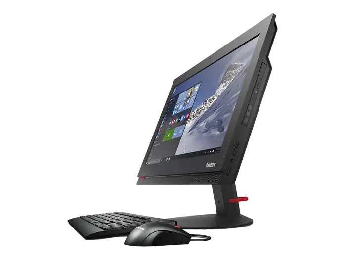 Computer All-in-One Lenovo ThinkCentre M700Z, 20", Intel Celeron G3900T, 4GB/128GB, Windows 10 Pro 64-bit, Negru