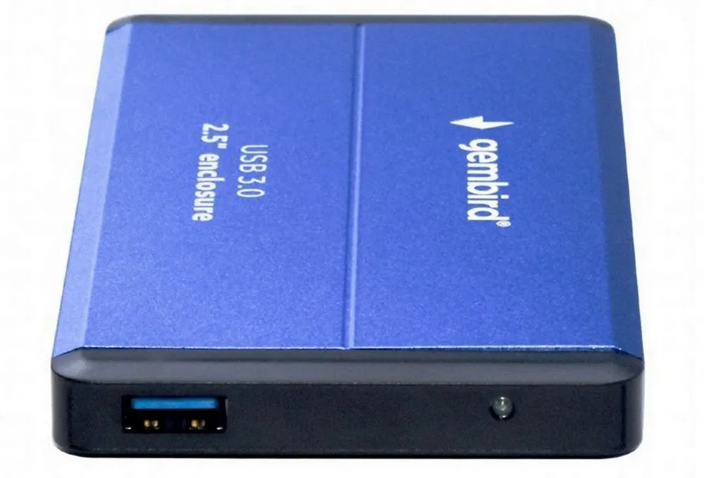 Carcasă externă Gembird EE2-U3S-2-B, Albastru (EE2-U3S-2-B)