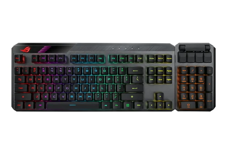 Tastatură ASUS ROG Claymore II, Fără fir, Negru