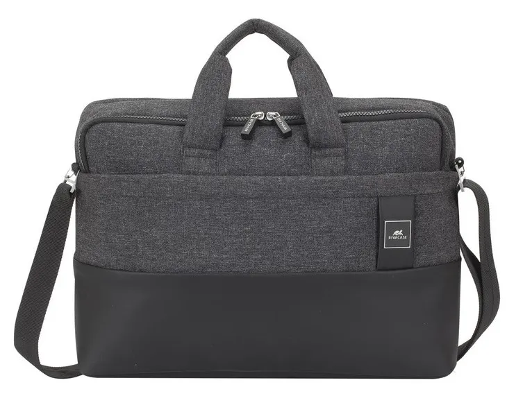 Geantă pentru Laptop RivaCase Lantau, 15.6", Poliester, Negru