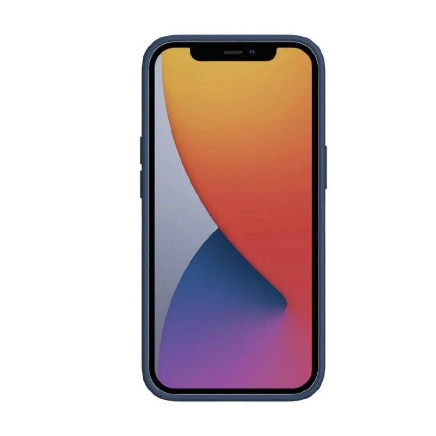 Husă Nillkin iPhone 13, CamShield Silky Silicone, Albastru Marin