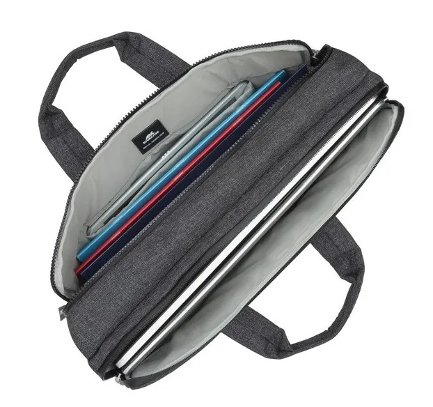 Geantă pentru Laptop RivaCase Lantau, 15.6", Poliester, Negru