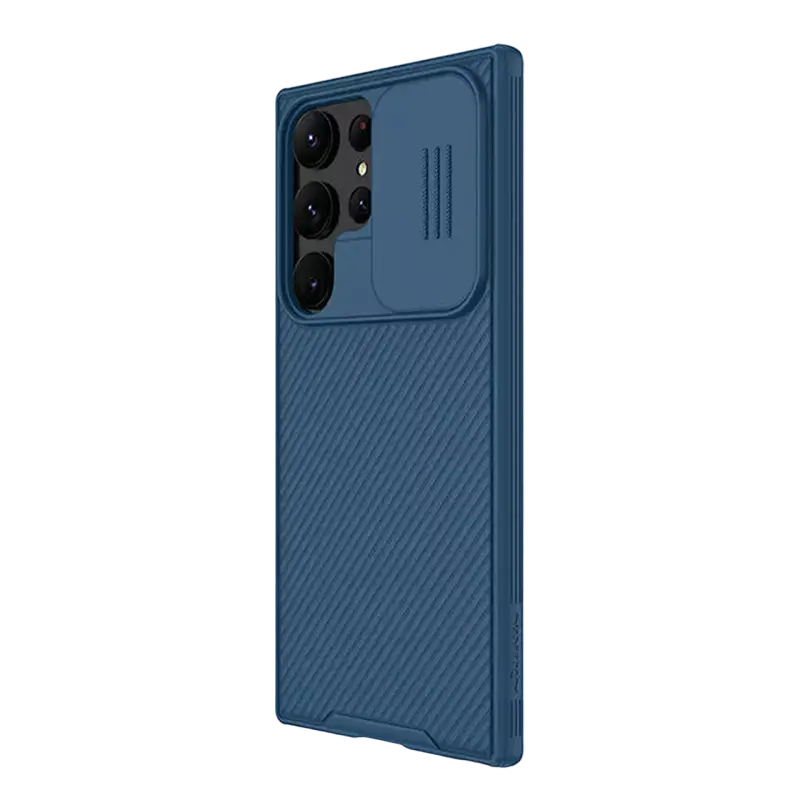 Husă Nillkin Galaxy S23 Ultra Camshield Pro, Albastru