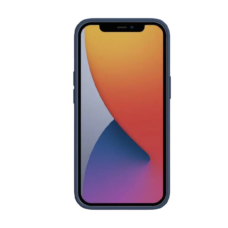 Husă Nillkin iPhone 13, CamShield Silky Silicone, Albastru Marin