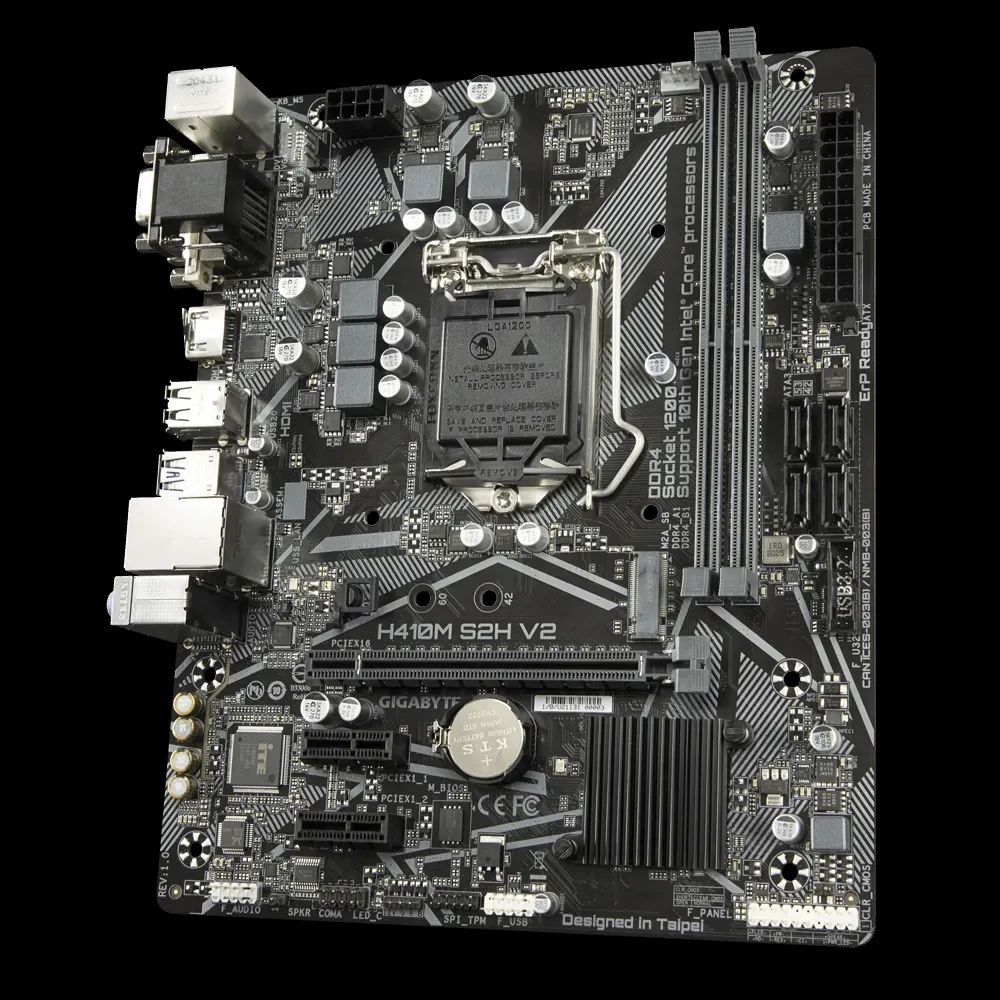 Placă de bază Gigabyte H410M S2H V2, LGA1200, Intel H470, Micro-ATX