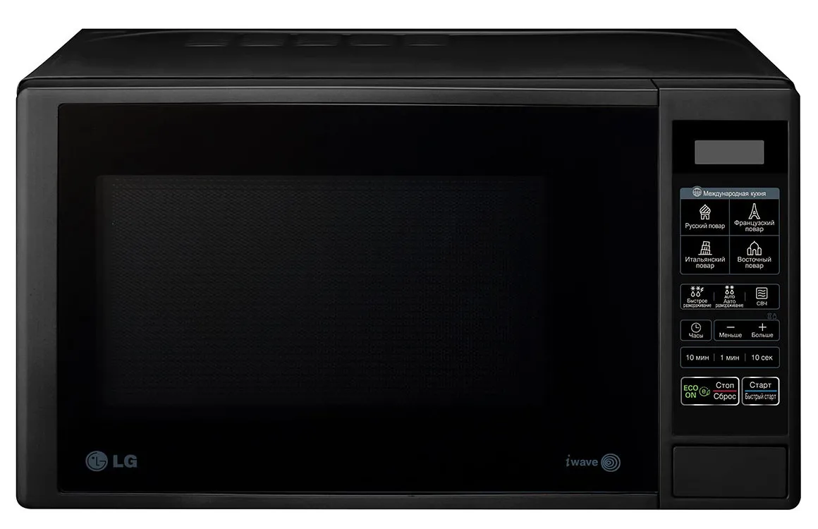 Cuptor cu microunde LG MS2042DB, Negru