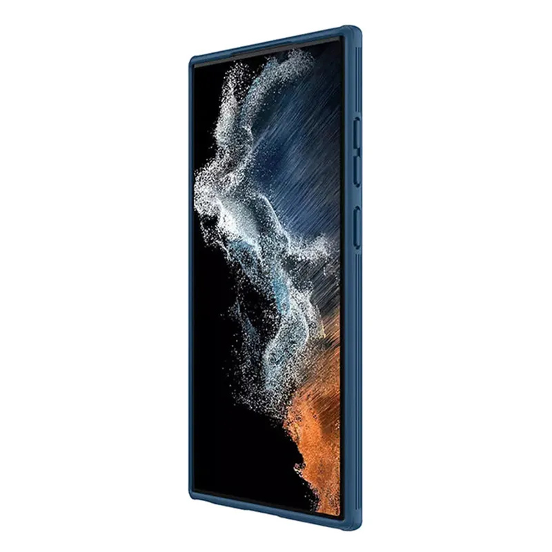 Husă Nillkin Galaxy S23 Ultra Camshield Pro, Albastru