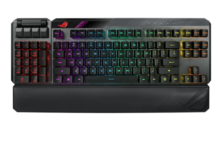 Tastatură ASUS ROG Claymore II, Fără fir, Negru