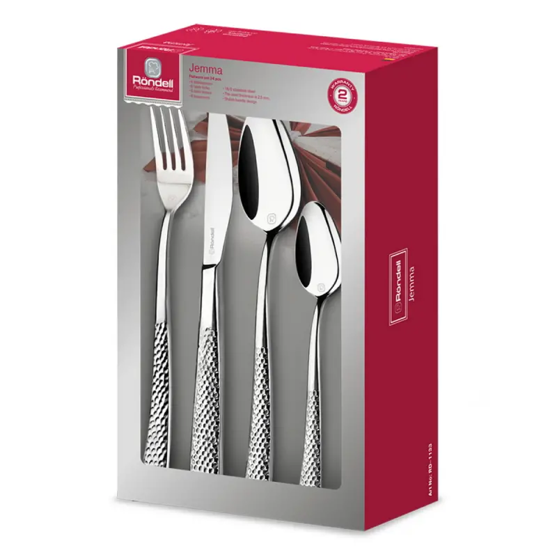 Set de ustensile de bucătărie Rondell RD-1133, Argintiu