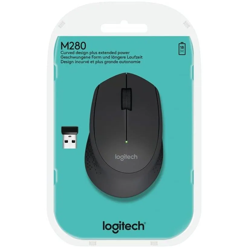 Mouse Wireless Logitech M280, Negru