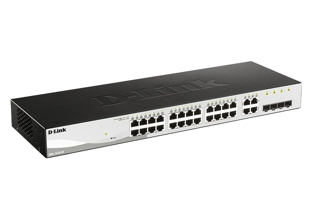 Switch de rețea D-Link DGS-1210-28, 24x 10/100/1000 Mbps