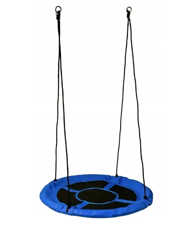 Balansoar rotund tip cuib JUMI (albastru)