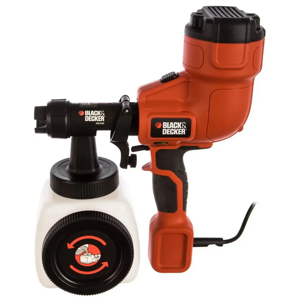 Pistol de vopsit Black+Decker HVLP200-QS