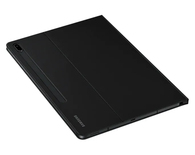Husă pentru tabletă Samsung Tab S Book Cover, 12,4", Poliuretan, Negru