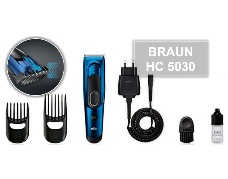 Aparat de tuns Braun HC5030, Albastru | Negru