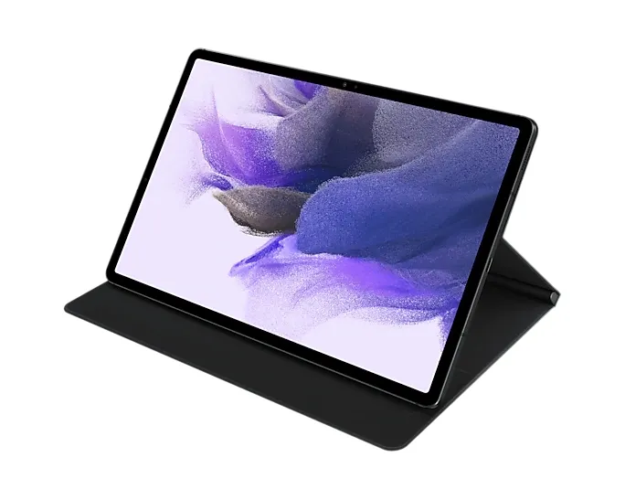 Husă pentru tabletă Samsung Tab S Book Cover, 12,4", Poliuretan, Negru