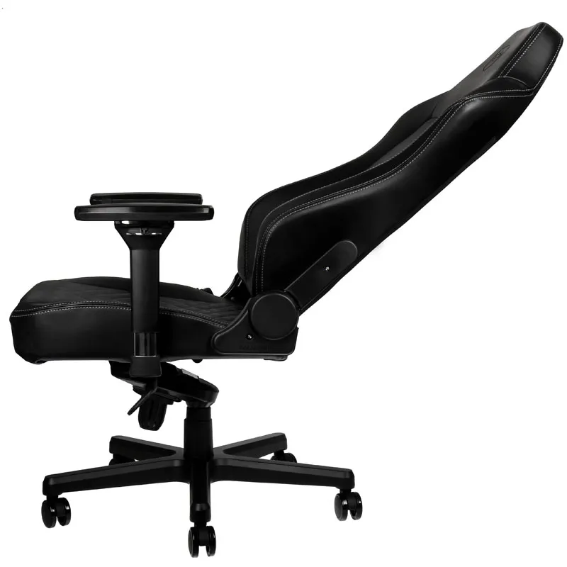 Scaun Gaming Noblechairs Hero, PU Piele, Negru/Alb