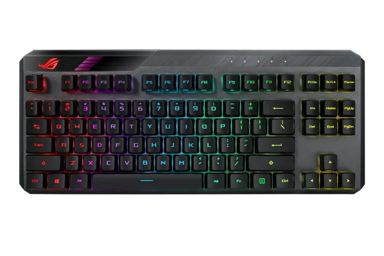 Tastatură ASUS ROG Claymore II, Fără fir, Negru