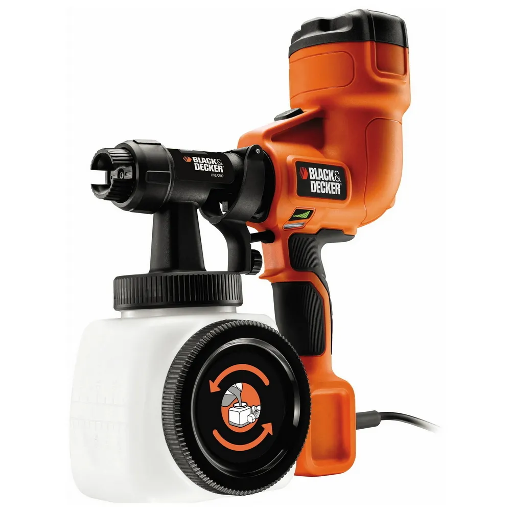 Pistol de vopsit Black+Decker HVLP200-QS