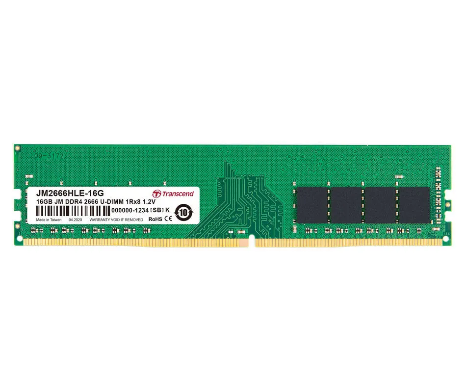 Memorie RAM Transcend JM2666HLE-16G, DDR4 SDRAM, 2666 MHz, 16GB, JM2666HLE-16G