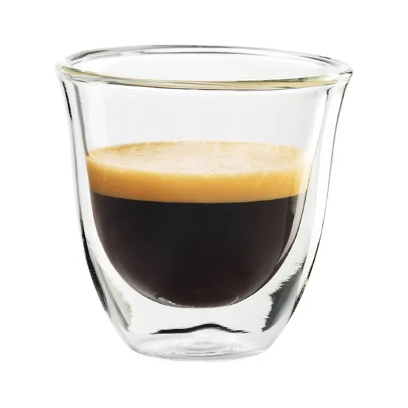 Pahare Cappuccino De'Longhi 60ml 2pcs, Transparent