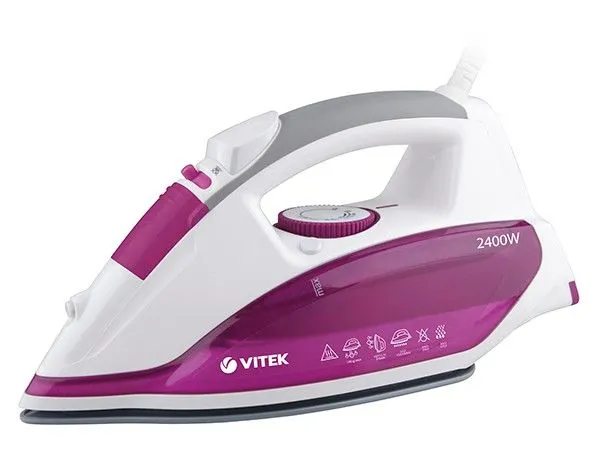 Fier de călcat VITEK VT-1262, 2400W, Roz