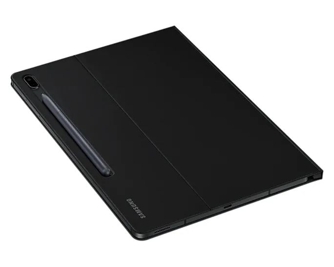 Husă pentru tabletă Samsung Tab S Book Cover, 12,4", Poliuretan, Negru