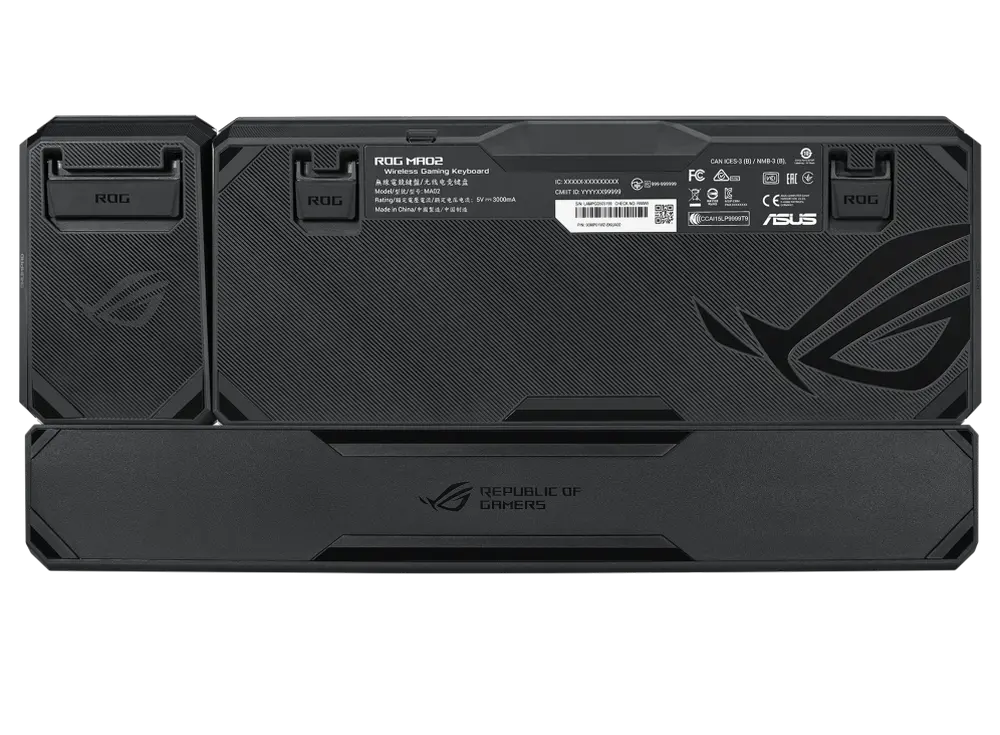 Tastatură ASUS ROG Claymore II, Fără fir, Negru
