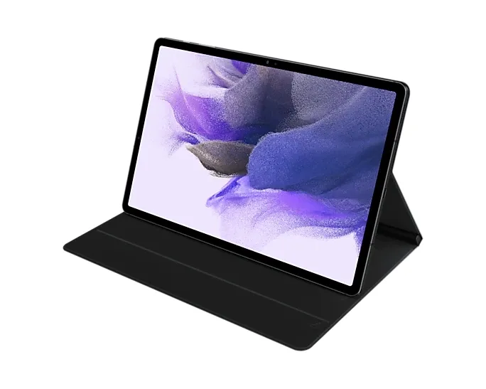 Husă pentru tabletă Samsung Tab S Book Cover, 12,4", Poliuretan, Negru