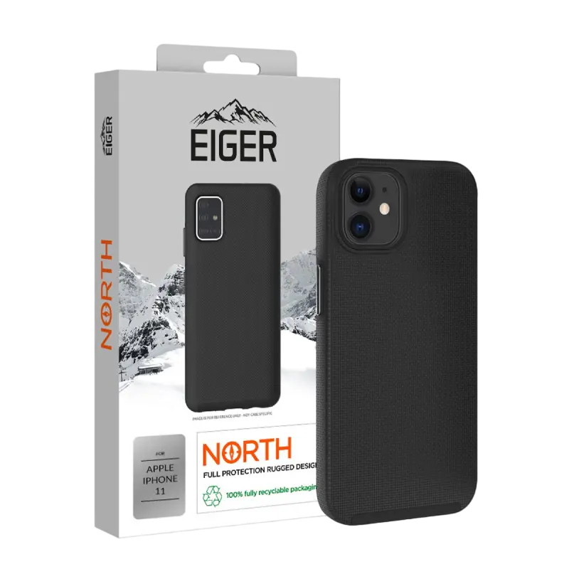Husă Eiger North Case -  iPhone 11, Negru